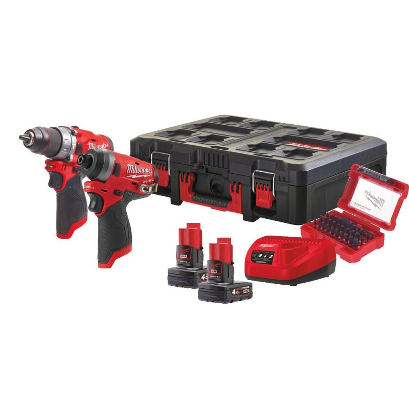 Zestaw Milwaukee M12 FPD FID PACKOUT